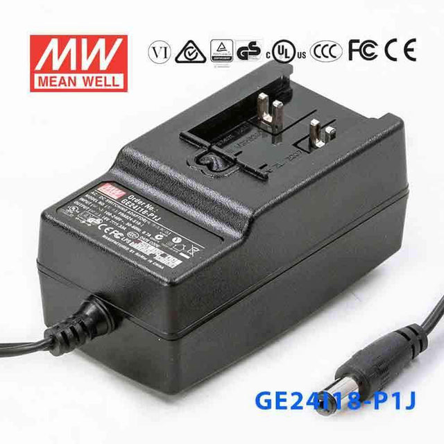 Mean Well GE24I18-P1J Power Supply 24W 18V 1.33A