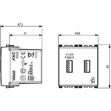 Arke USB Supply Unit 2M 5V 1A White - PHOTO 3