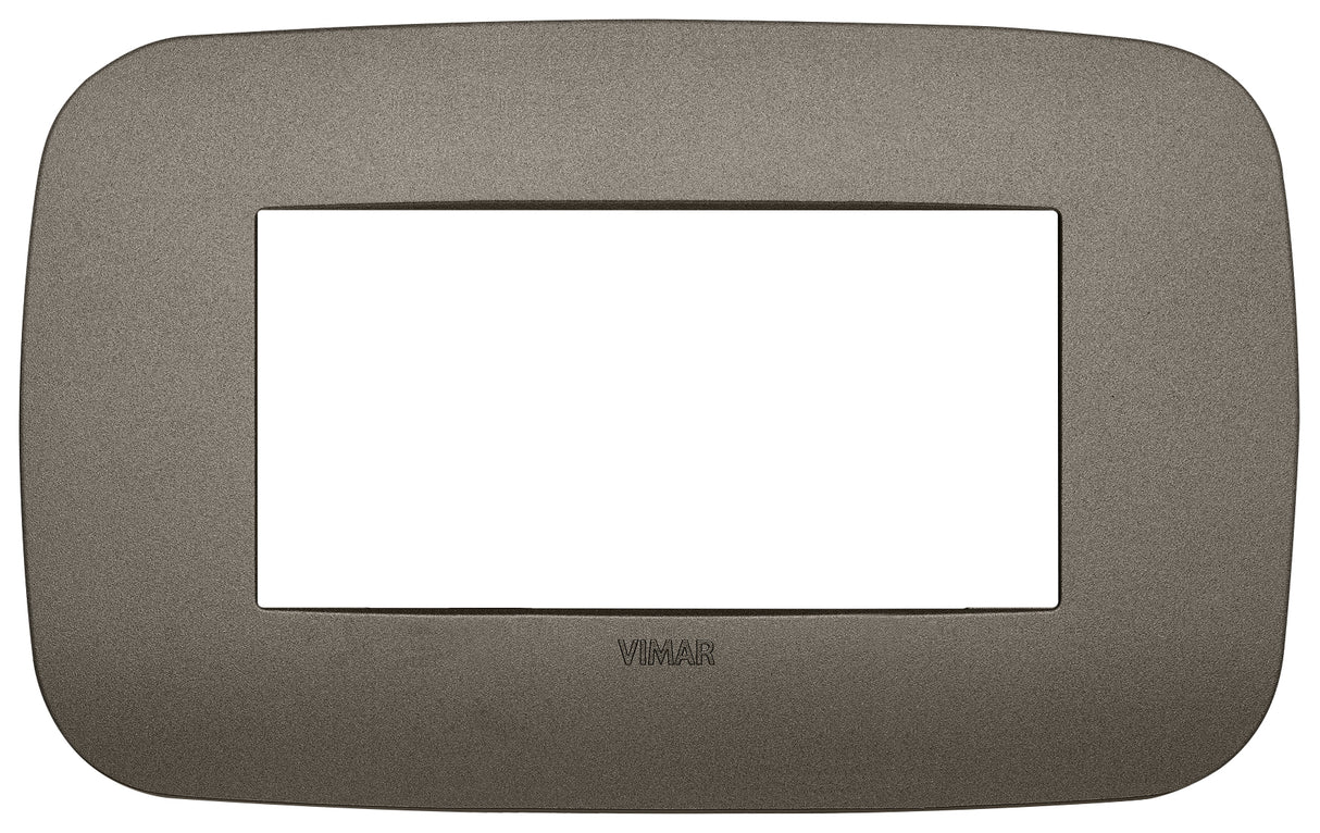 Vimar Arke Round Plate 4M Technopolymer Aluminium
