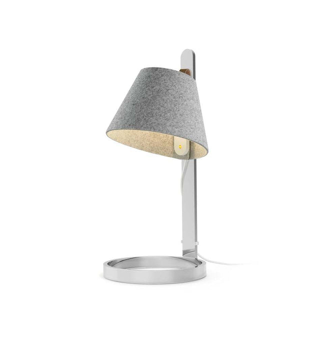 Pablo Table Lana Mini Stone-Grey / Chrome