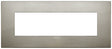 Vimar Arke Classic Plate 7M Metal Stainless Steel