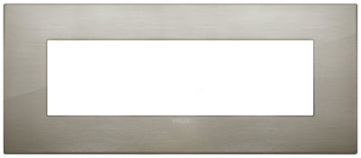 Vimar Arke Classic Plate 7M Metal Stainless Steel