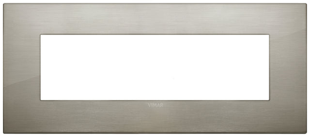 Vimar Arke Classic Plate 7M Metal Stainless Steel