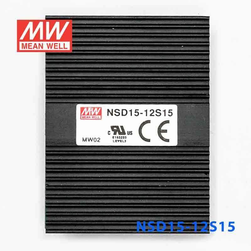 Mean Well NSD15-12S15 DC-DC Converter - 15W - 9.4~36V in 15V out 1A - PHOTO 2
