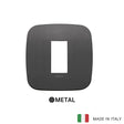 Vimar Arke Round Plate 1M Metal Matt Graphite