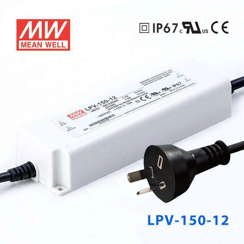 Mean Well S-LPV-150-12 Power Supply 120W 12V with AU/NZ plug