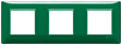Vimar Plana Plate 6M Reflex Orange