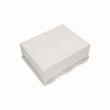 Boxco Q-Series 400x500x200mm Plastic Enclosure, IP67, IK08, ABS, Grey Cover, Hinge Type with Plate - PHOTO 2