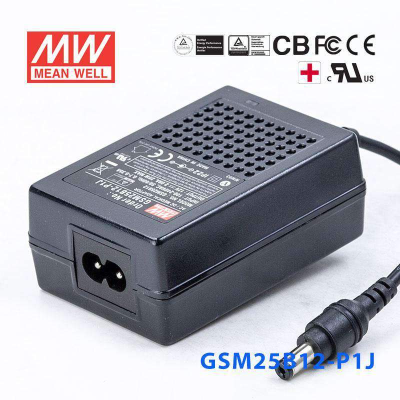 Mean Well GSM25B12-P1J Power Supply 25W 12V