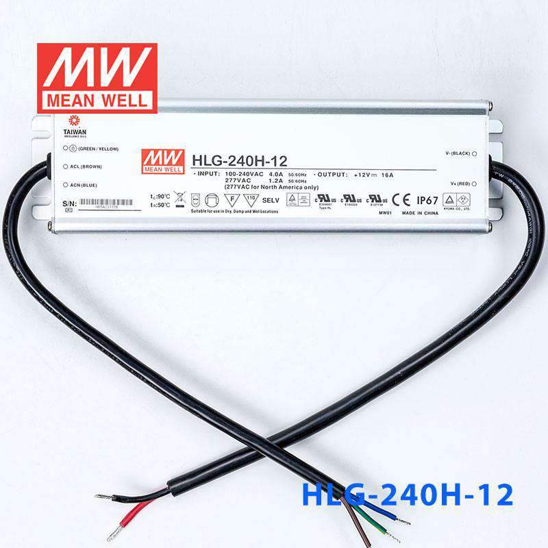 Mean Well S-HLG-240H-12 Power Supply 192W 12V with AU/NZ plug 16A - PHOTO 2