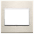 Vimar Eikon Evo Plate 3M Aluminium Neutral Bronze
