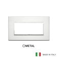 Vimar Eikon Evo Plate 5M Brilliant Aluminium