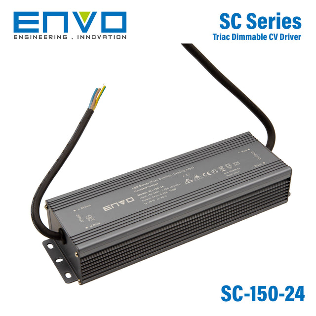 Envo SC-150-24 Power Supply 150W 24V  - Triac dimmable 6.25A