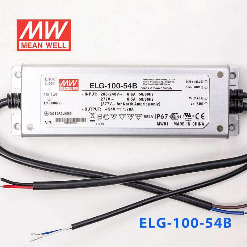 Mean Well ELG-100-54B Power Supply 96.12W 54V - Dimmable - PHOTO 2