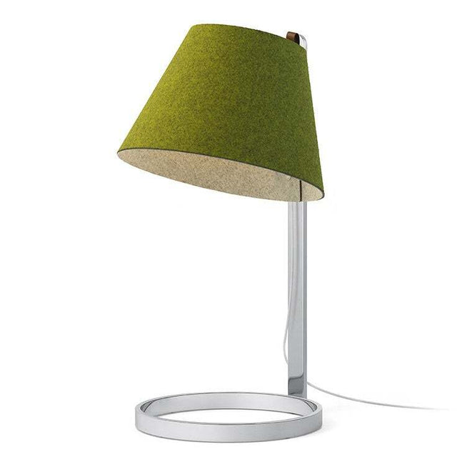 Pablo Table Lana Large Moss-Grey / Chrome