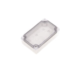 Boxco M-Series 80x130x35mm Plastic Enclosure, IP67, IK08, ABS, Transparent Cover, Screw Type - PHOTO 1