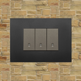 Vimar Arke Plastic 3 Gang switch - Black - 16A - PHOTO 21