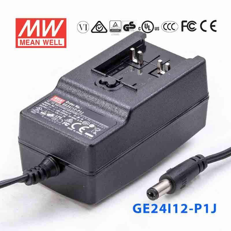 Mean Well GE24I12-P1J Power Supply 24W 12V 2A