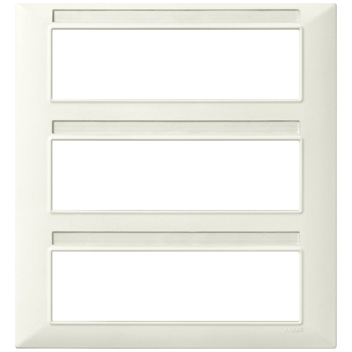 Vimar Plana Plate 21M Technopolymer Ivory