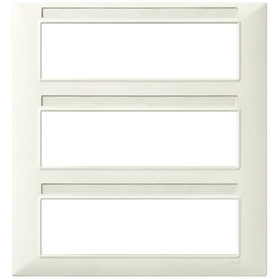 Vimar Plana Plate 21M Technopolymer Ivory