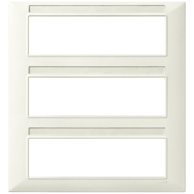 Vimar Plana Plate 21M Technopolymer Ivory