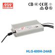 Mean Well HLG-600H-24AB Power Supply 600W 24V - Adjustable and Dimmable 25A