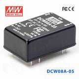 Mean Well DCW08A-05 DC-DC Converter - 8W - 9~18V in ±5V out 800mA