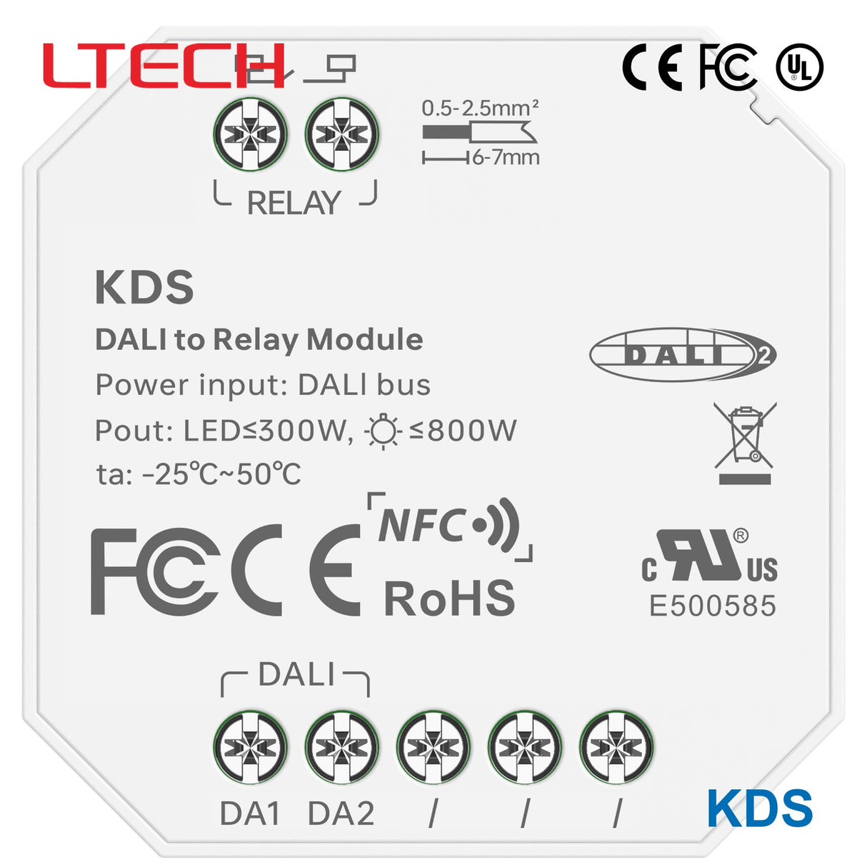 Ltech KDS 800W DALI-2 LED Controller