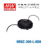 Mean Well HBGC-300-L-ADA Power Supply 300W 1400mA - Adjustable and DALI