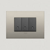 Vimar Arke Metal 3 Gang switch - Matt Champagne - 16A - PHOTO 7