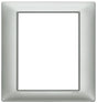 Vimar Plana Plate 8M Technopolymer Matt Silver