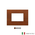 Vimar Arke Classic Plate 3M Cherry Wood