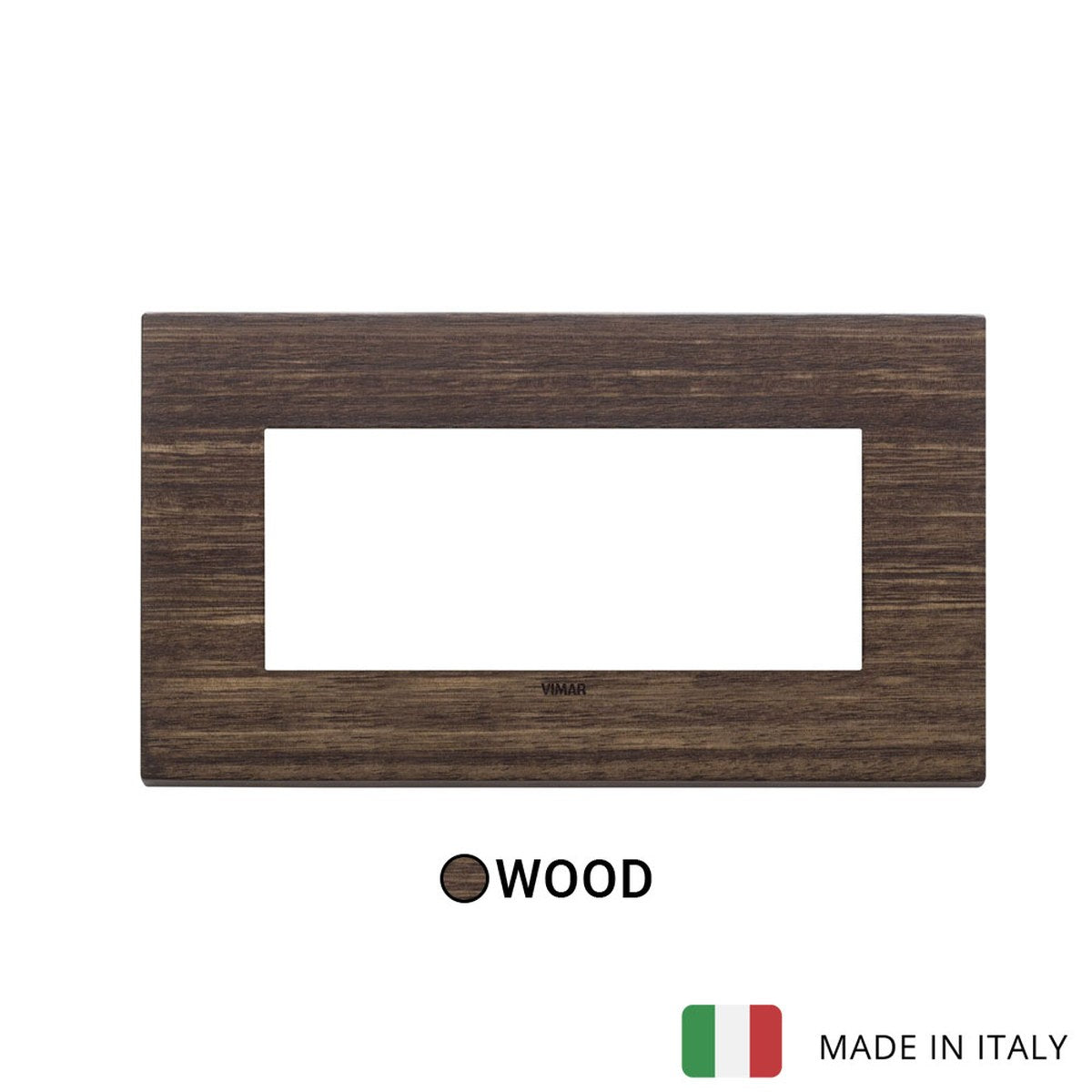 Vimar Eikon Exe Plate 5M Wood Eucalyptus