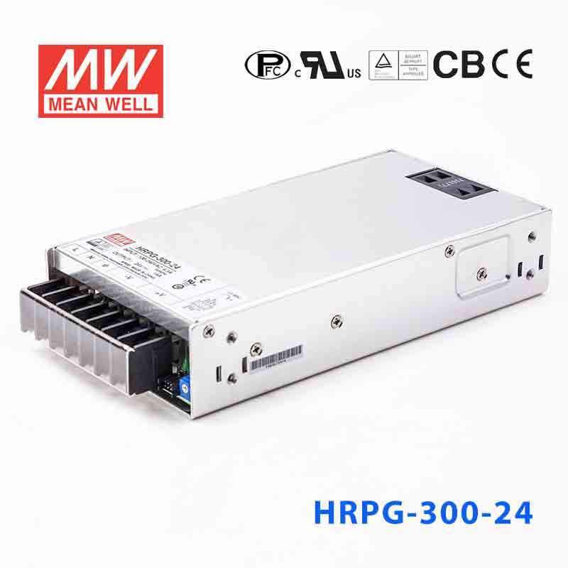 Mean Well HRPG-300-24  Power Supply 336W 24V