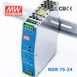 Mean Well NDR-75-24 Single Output Industrial Power Supply 75W 24V 3.2A - DIN Rail