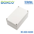 Boxco S-Series 140x230x95mm Plastic Enclosure, IP67, IK08, ABS, Grey Cover, Screw Type