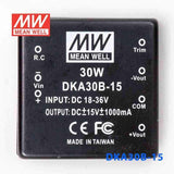 Mean Well DKA30B-15 DC-DC Converter - 30W - 18~36V in ±15V out - PHOTO 2