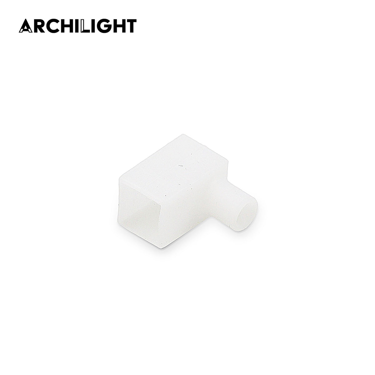 End Cap for Archilight LED Neon Dual-Bend FlexCut Series 16x16mm - Side and Bottom Entry