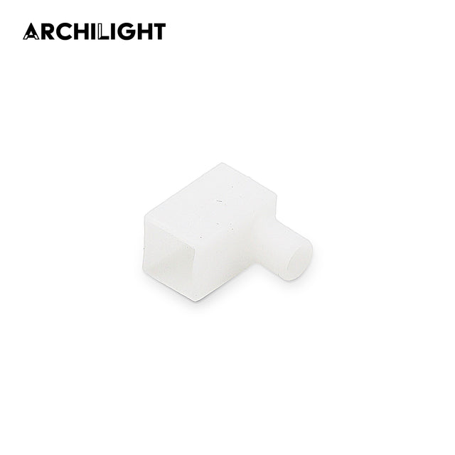 End Cap for Archilight LED Neon Dual-Bend FlexCut Series 16x16mm - Side and Bottom Entry