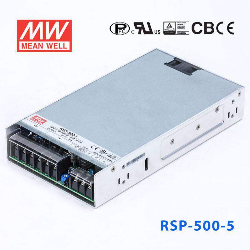 Mean Well RSP-500-5 Power Supply 450W 5V