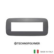 Vimar Arke Round Plate 7M Technopolymer Grey
