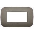 Vimar Arke Round Plate 4M Technopolymer Aluminium