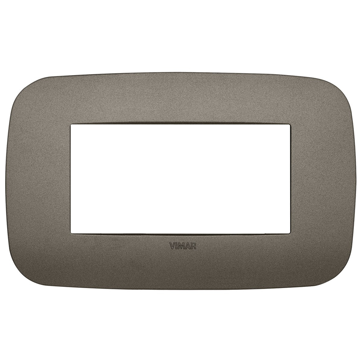 Vimar Arke Round Plate 4M Technopolymer Aluminium