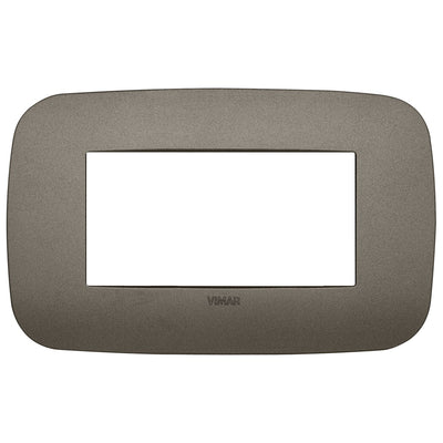 Vimar Arke Round Plate 4M Technopolymer Aluminium