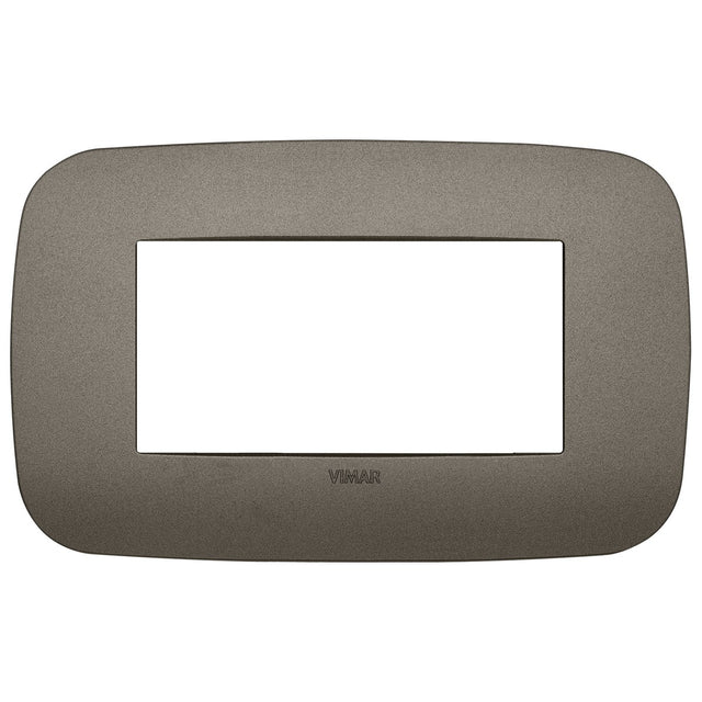 Vimar Arke Round Plate 4M Technopolymer Aluminium