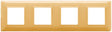 Vimar Plana Plate 8M Reflex Amber