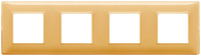 Vimar Plana Plate 8M Reflex Amber