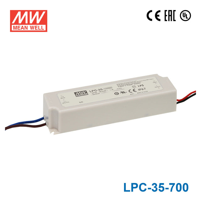 Mean Well LPC-35-700 Power Supply 35W 700mA