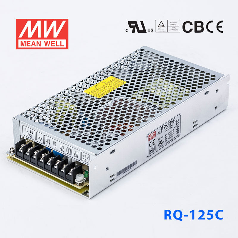 Mean Well RQ-125C Power Supply 125W 5V 15V -5V-15V