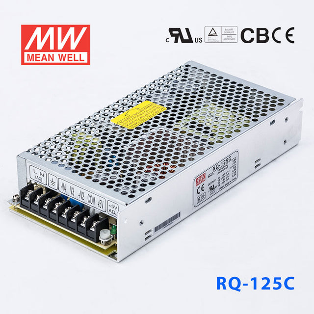 Mean Well RQ-125C Power Supply 125W 5V 15V -5V-15V